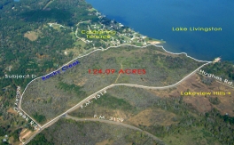 Lake Livingston, Waterfront acreage