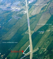 I.H. 45 and Hughes Road, 16 ac. SEC